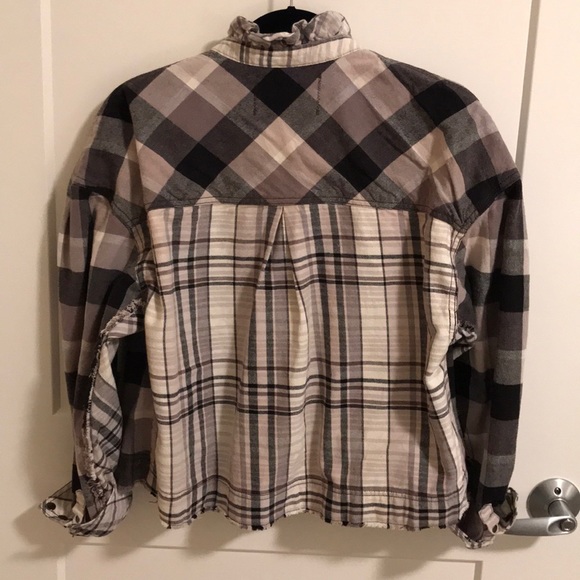 Free People Emily Plaid Top - Picture 7 of 8